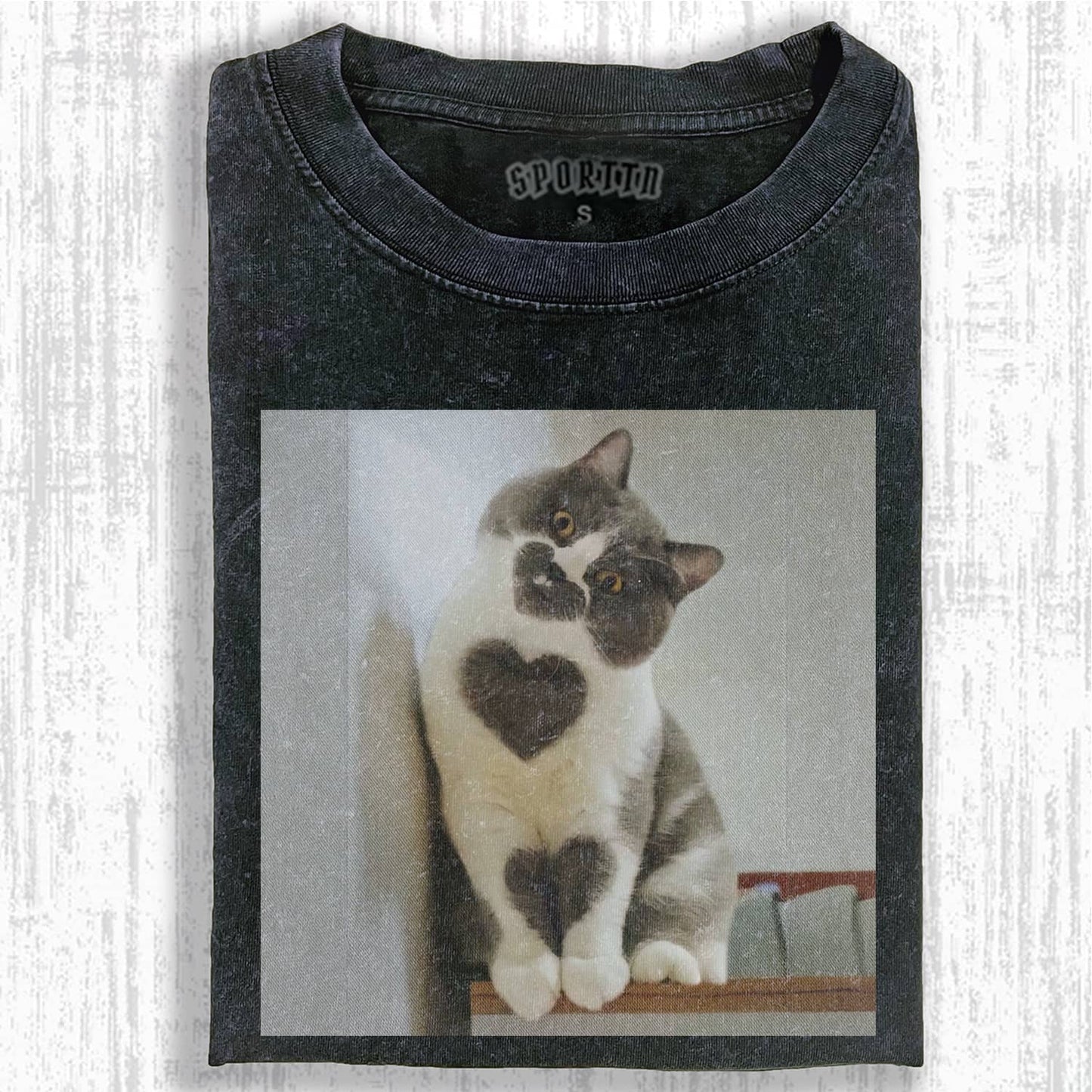 WACKY CAT MEME T-SHIRT
