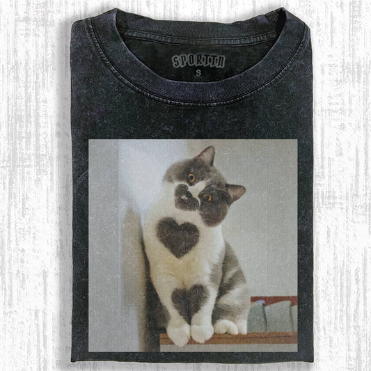 WACKY CAT MEME T-SHIRT