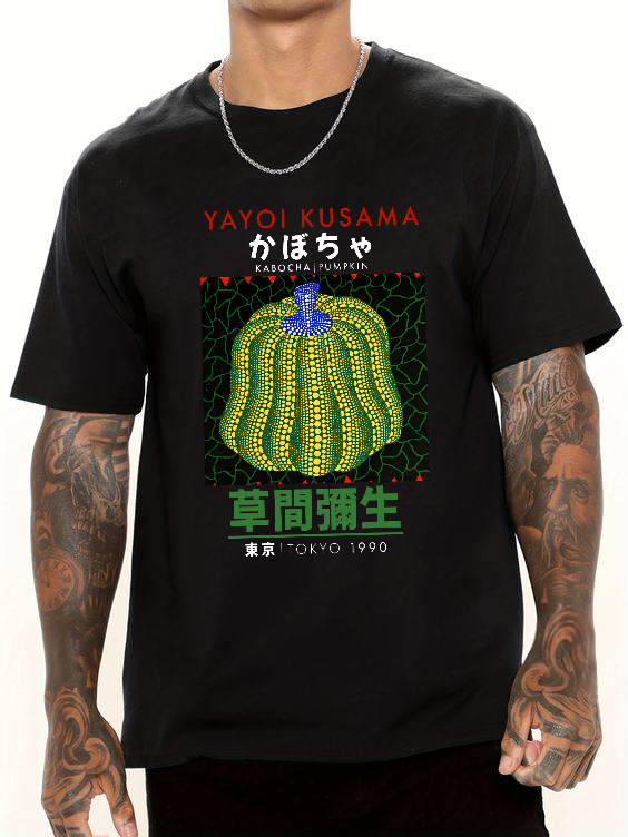 Yayoi Kusama Pumpkin Art Cotton casual T-shirt
