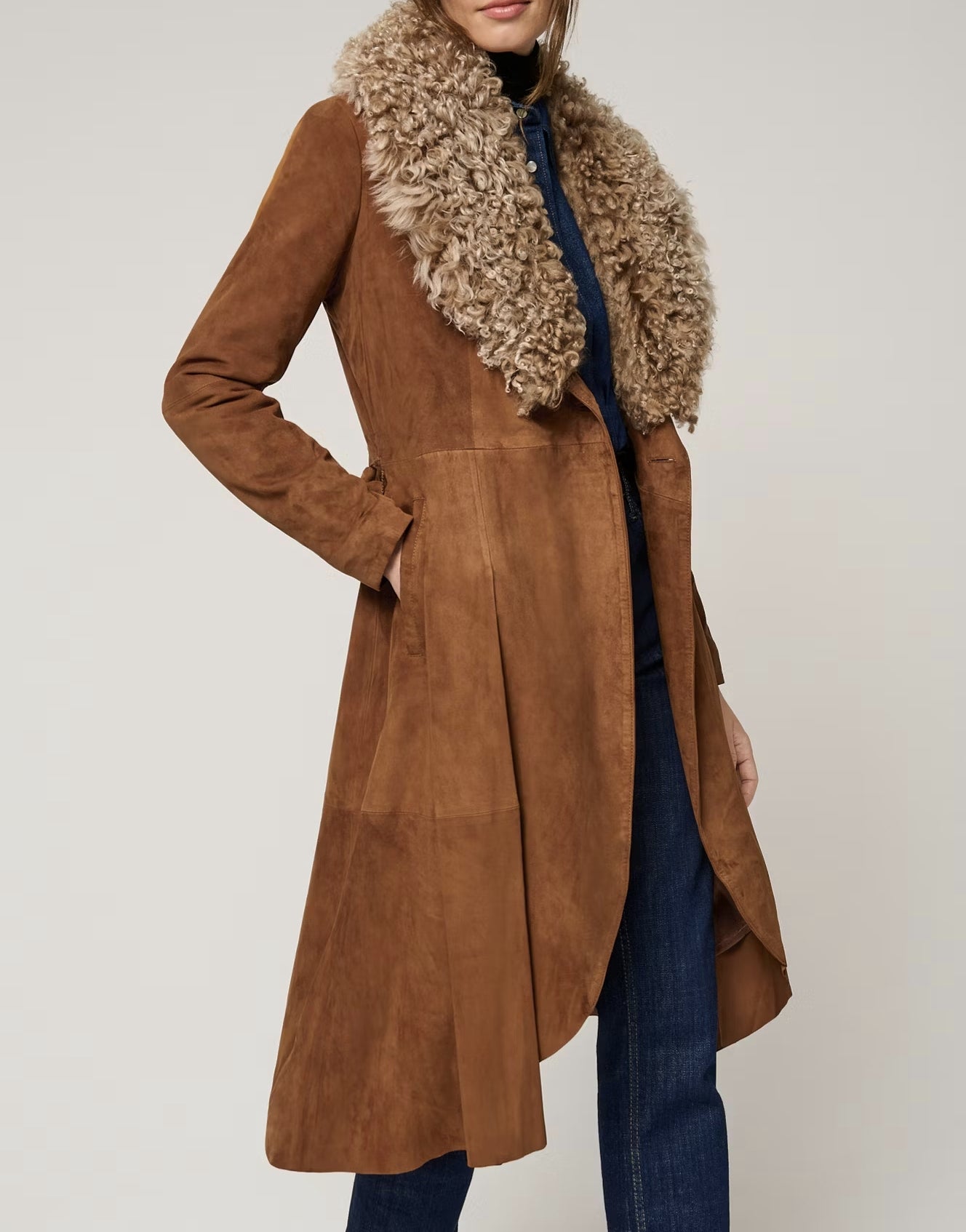 Autumn And Winter Suede Coat Jacket