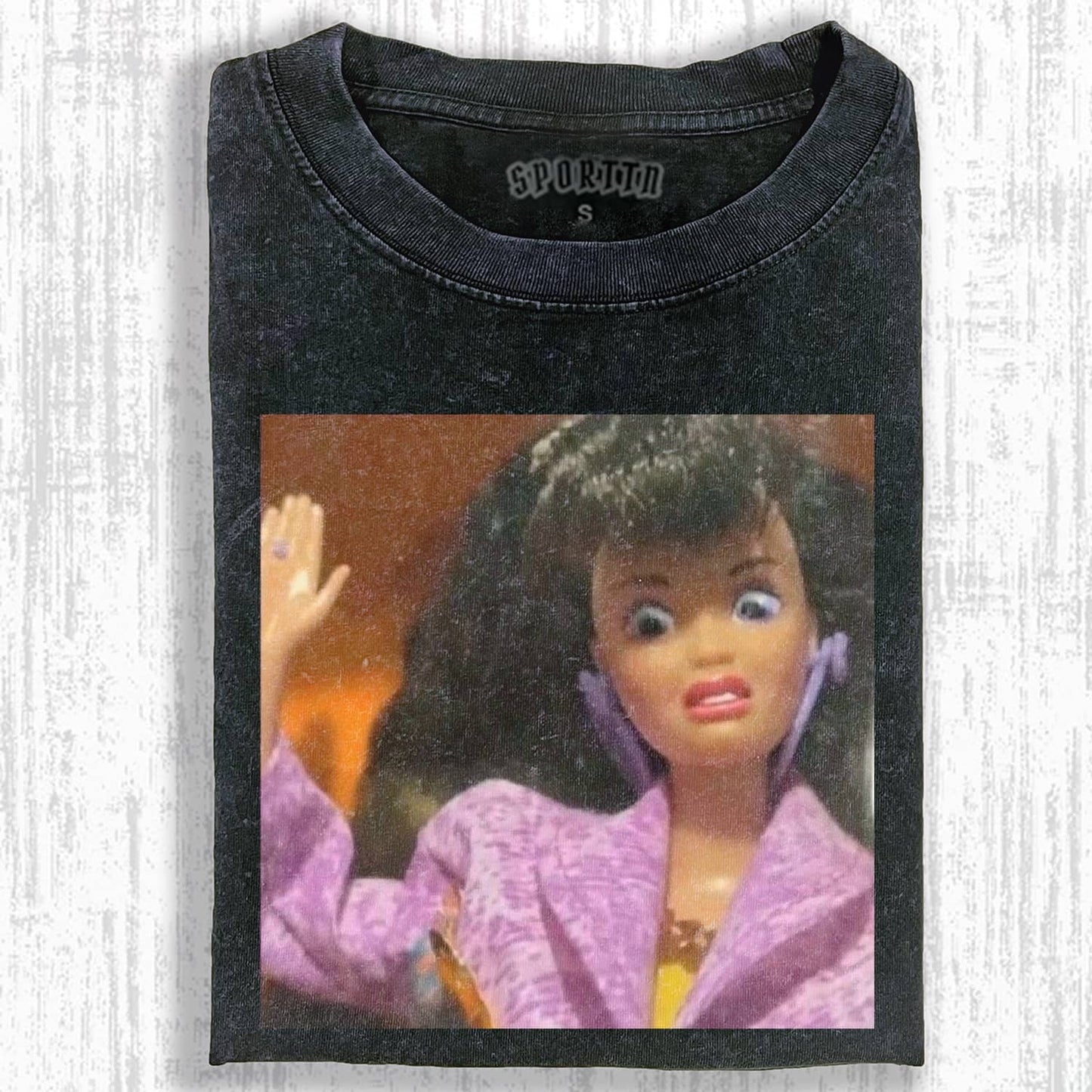 MOOD DOLL GIRL MEME T-SHIRT
