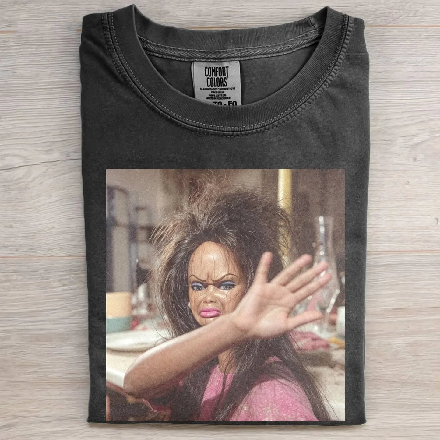 MEAN FACE DOLL GIRL MEME TEE