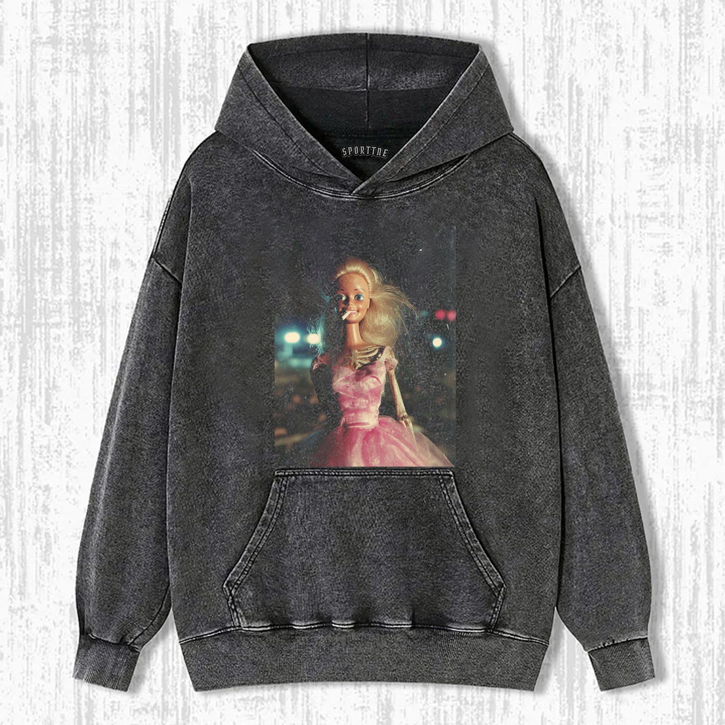RETRO DISTRESSED BARBIE SMOKING TEE
