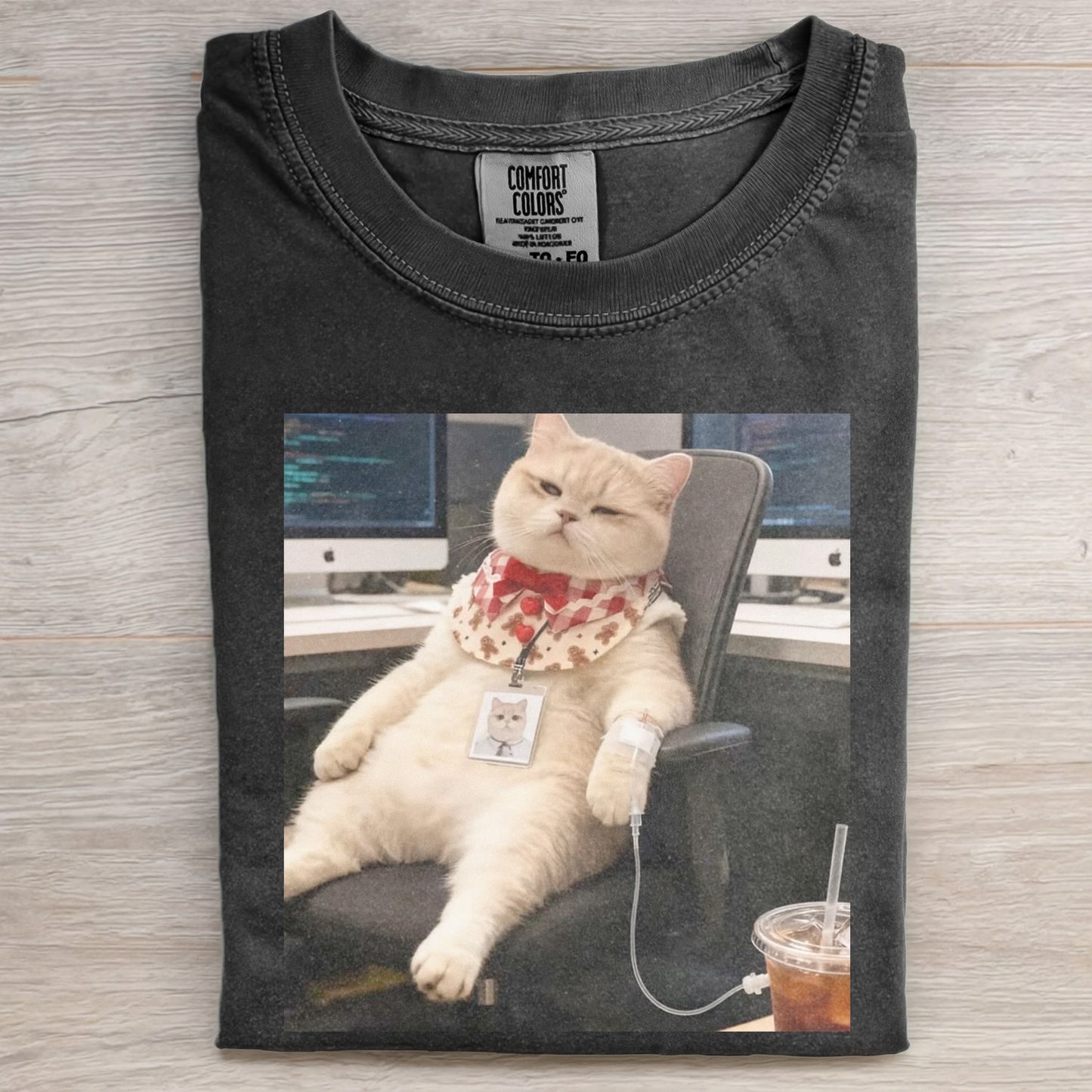 FUNNY CAT MEME TEE