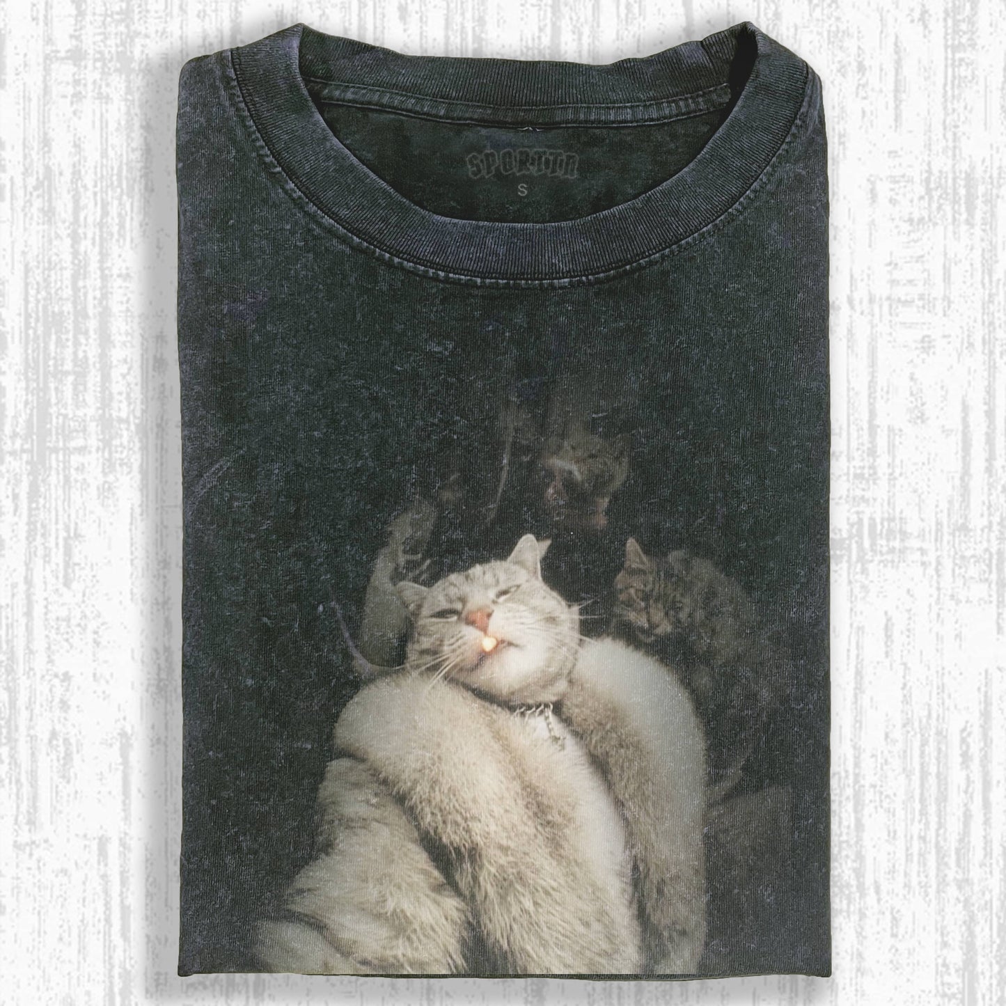 WACKY CAT TEE. 7.18