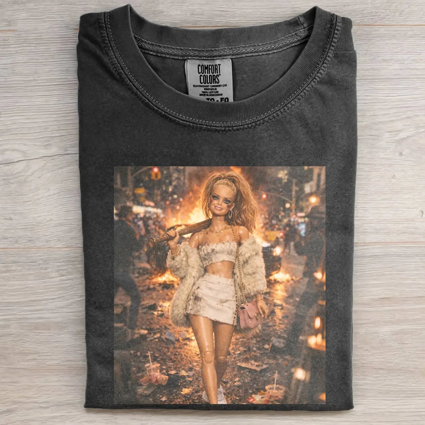 UNHINGED BLACK GIRL DOLL FUNNY MEME TEE