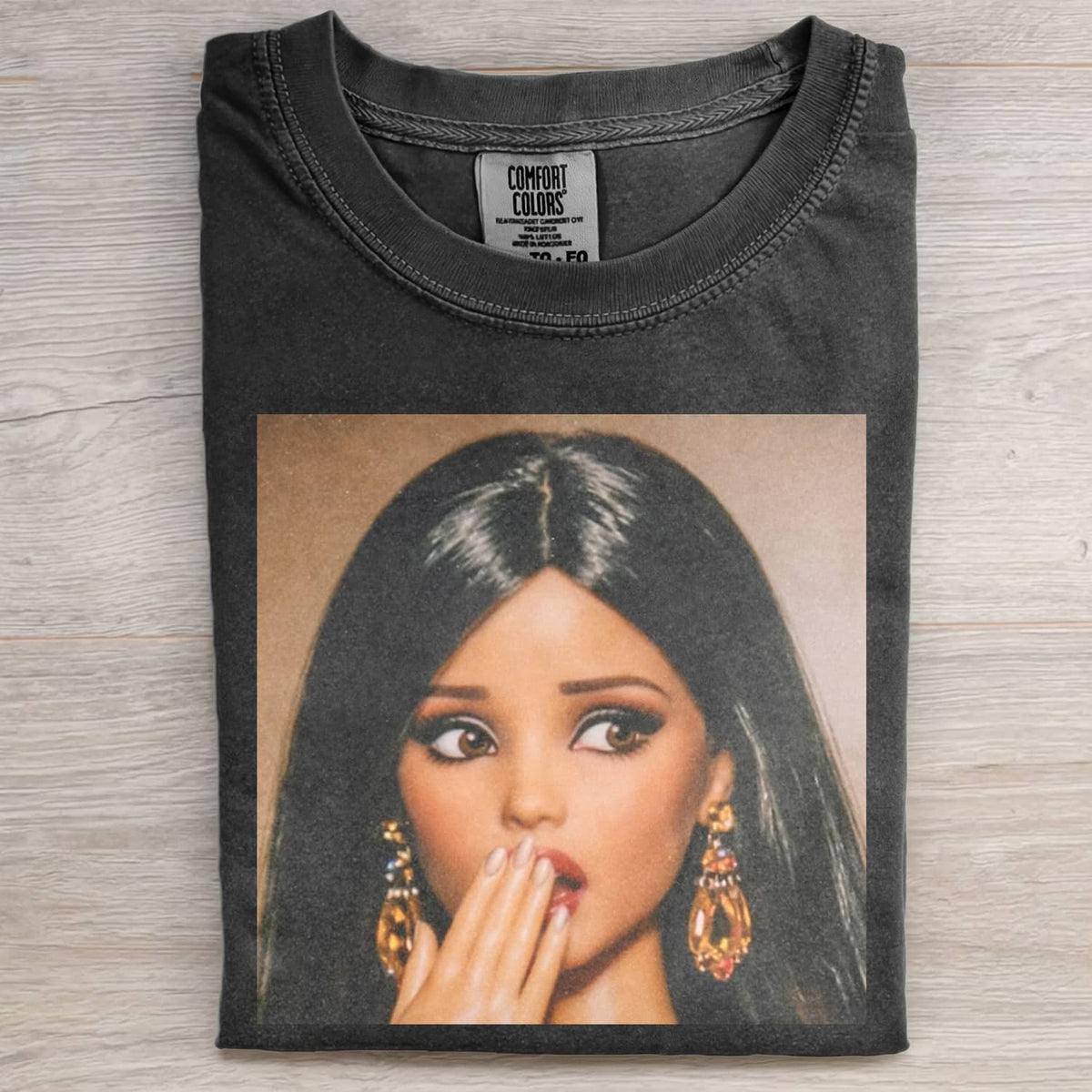 BALCK DOLL GIRL FUNNY MEME TEE