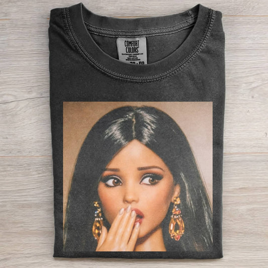 BALCK DOLL GIRL FUNNY MEME TEE