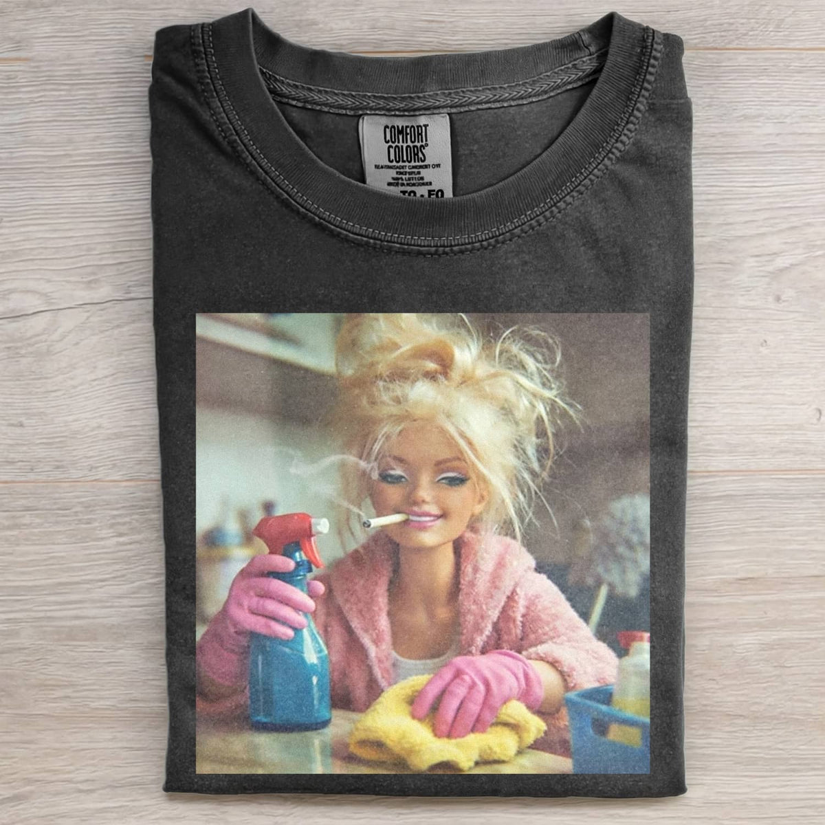 FACE DOLL GIRL FUNNY MEME TEE