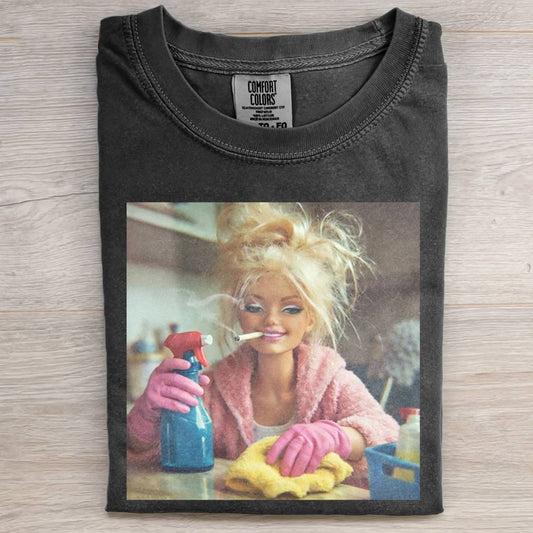 FACE DOLL GIRL FUNNY MEME TEE