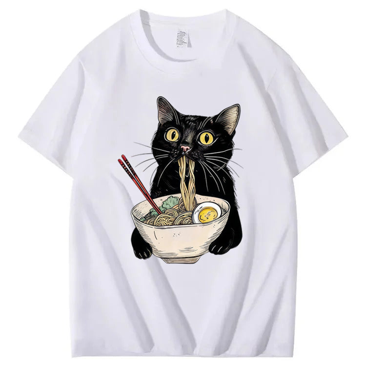 Ramen Cat Foodie Lover T-Shirt