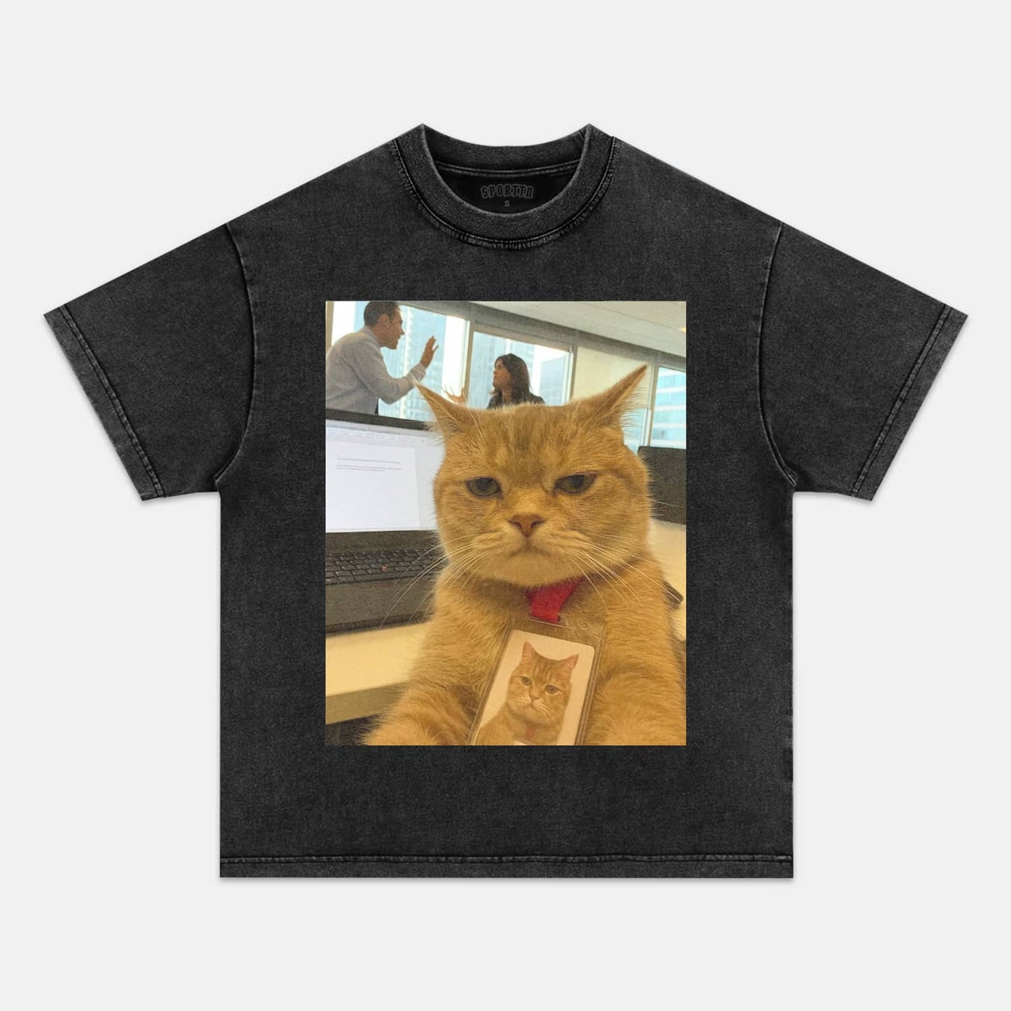 WACKY CAT TEE. 7.3