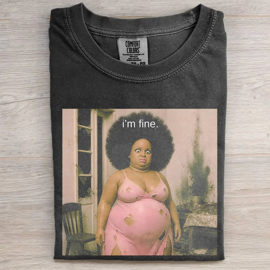 UNHINGED BBW DOLL GIRL FUNNY MEME TEE