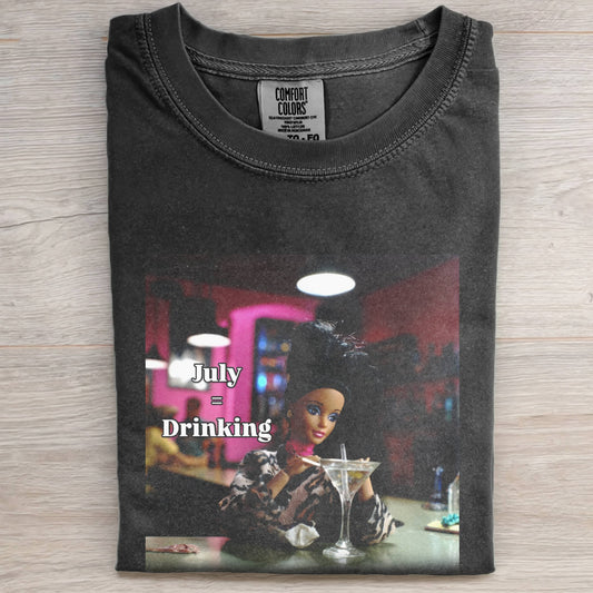 DOLL FACE MEME JULY SIPS TEE