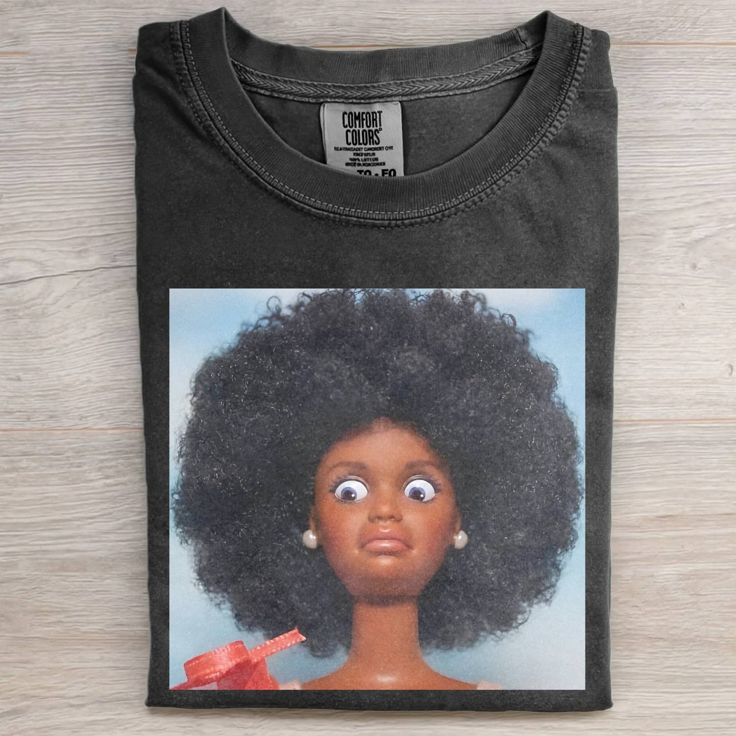 BALCK DOLL GIRL FUNNY MEME TEE
