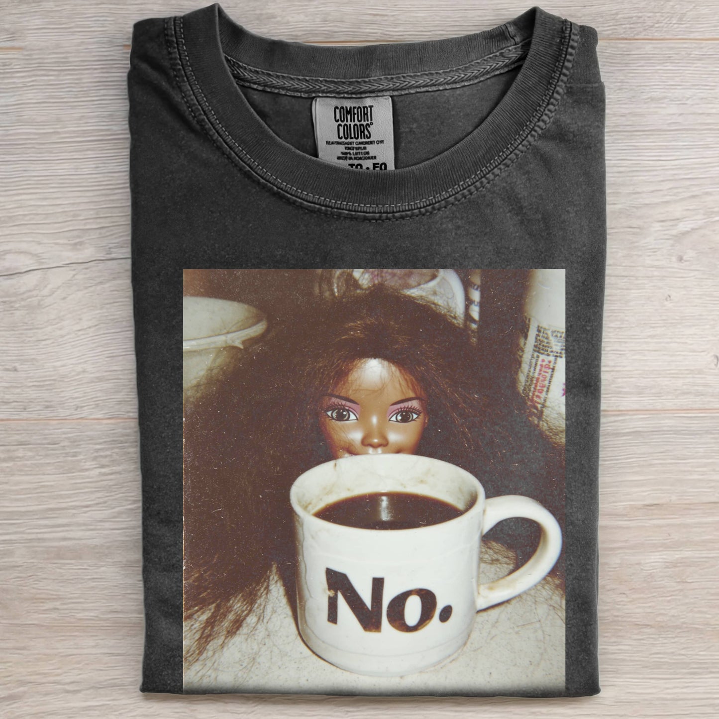 NO BLACK BARBIE GIRL T-SHIRT