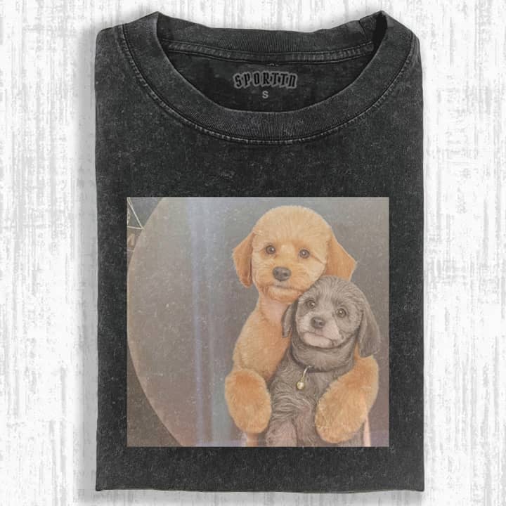 Embracing Dog T-SHIRTS