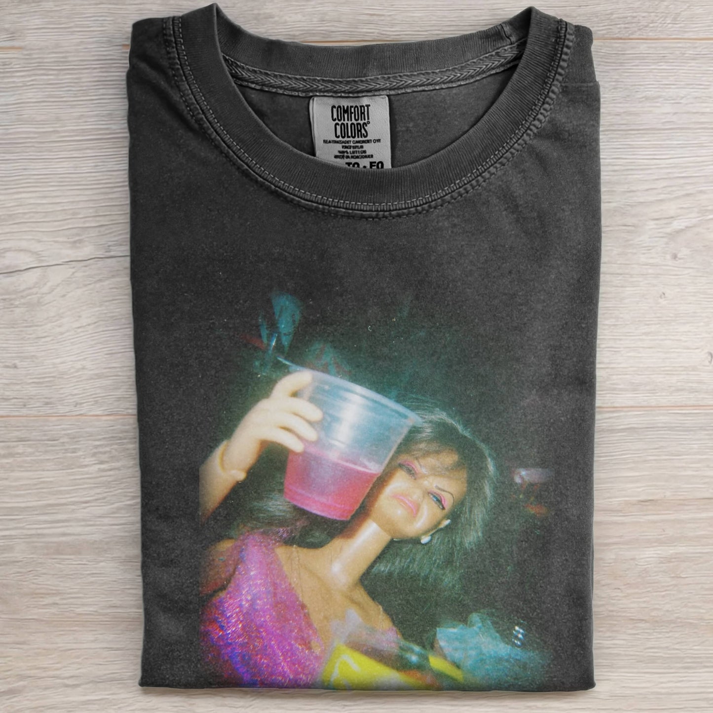 DOLL FACE MEME PARTY GLITCH TEE