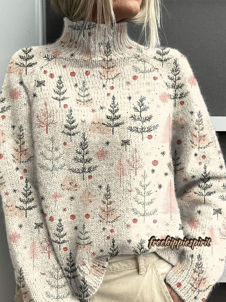 Merry Christmas winter fall Christmas tree Casual  Sweatshirt