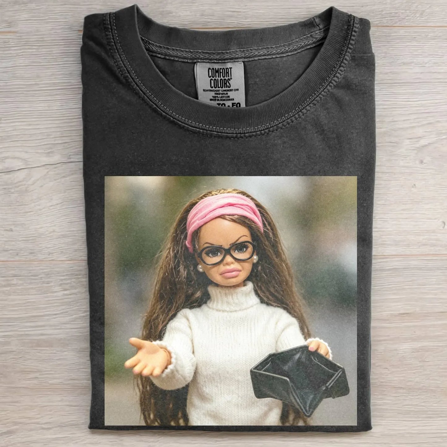 MEAN FACE DOLL GIRL MEME TEE