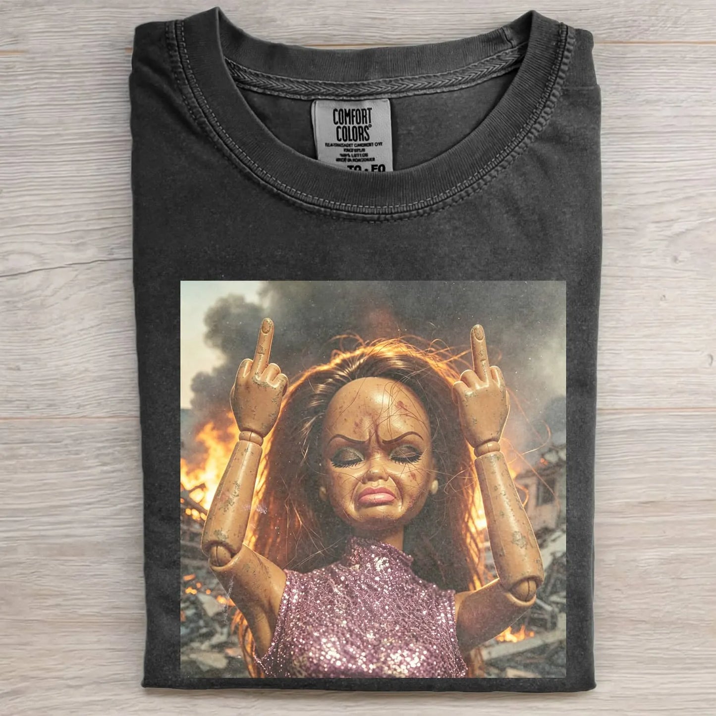 STANK FACE DOLL GIRL FUNNY MEME TEE
