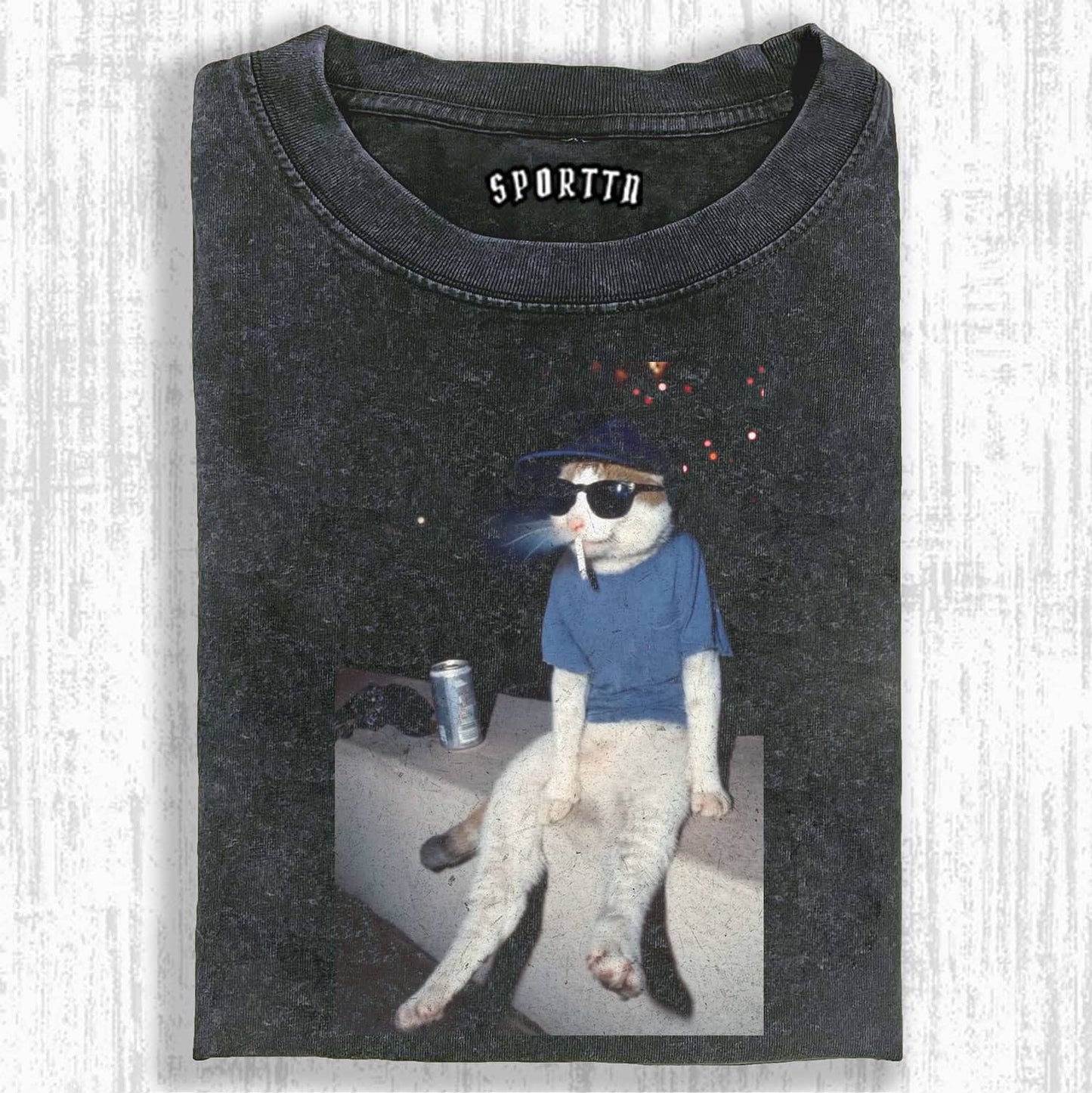 The Drunk Cool Cat T-shirt