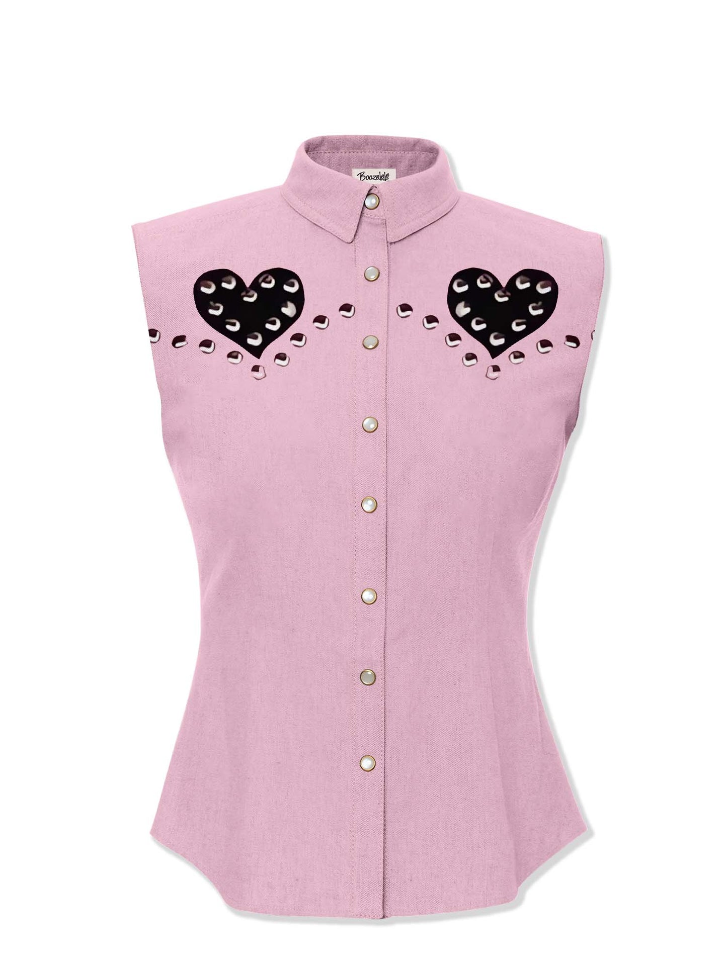 Rivet Love - 100% Cotton Sleeveless Shirt