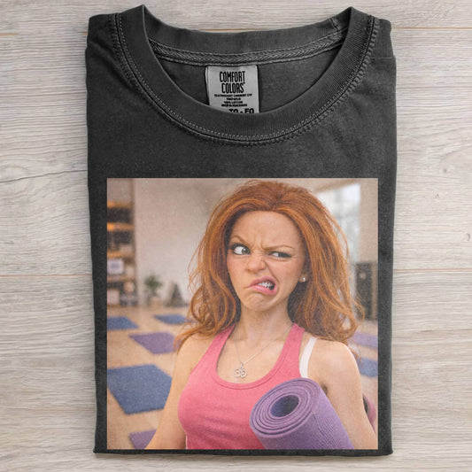 WORKING DOLL GIRL FUNNY MEME TEE