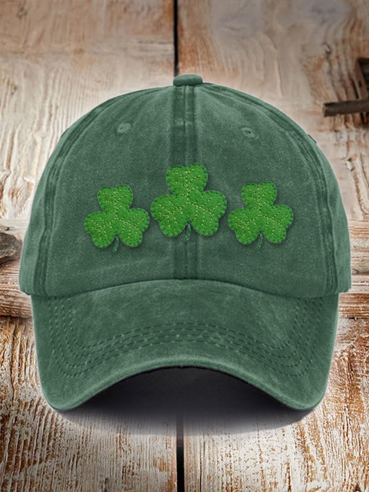 Unisex Distressed Cotton St. Patrick's Day Hat