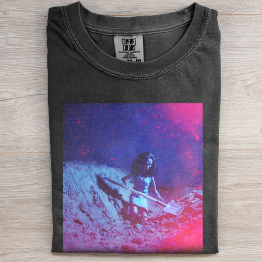 DOLL FACE MEME STYLISH GRIT TEE