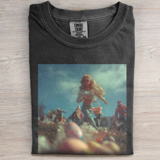 DOLL FACE MEME PASTEL EASTER JOY TEE