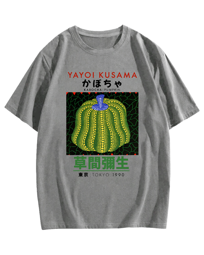 Yayoi Kusama Pumpkin Art Cotton casual T-shirt