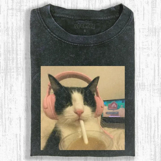 WACKY CAT T-SHIRT