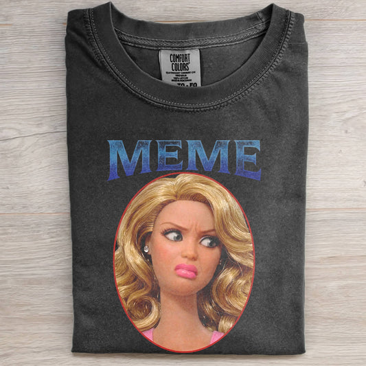 DOLL FACE MEME SERIOUSLY TEE