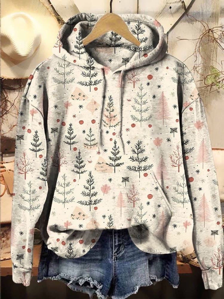Merry Christmas winter fall Christmas tree Casual  Sweatshirt