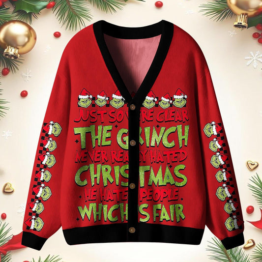 Christmas Greentown Unisex Ugly Cardigan Sweaters